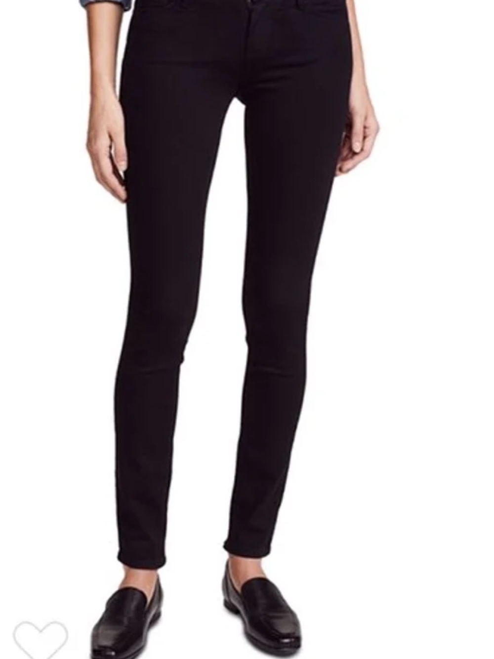 PAIGE Verdugo Crop Black Skinny Jeans